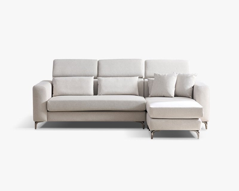 維洛納L型貓抓布沙發｜耐磨防潑水 × 可調式頭靠 × 可拆洗布套  – 擇木深耕