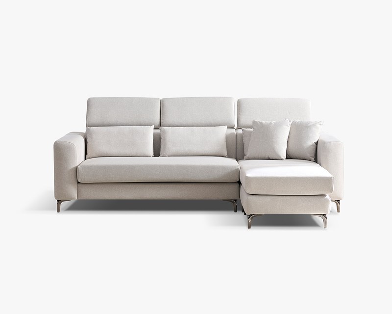 維洛納L型貓抓布沙發｜耐磨防潑水 × 可調式頭靠 × 可拆洗布套  – 擇木深耕