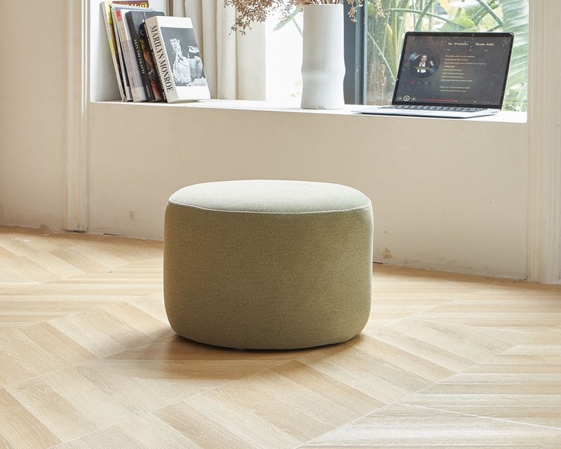 擇木深耕-咪亞。圓型貓抓布椅凳(四色)