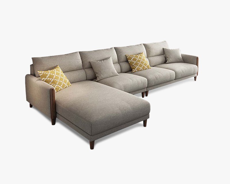 麗塔 L 型布沙發（四色可選）｜方願