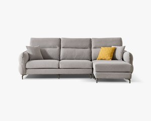 貝蒂L型貓抓布沙發｜耐磨防潑水 × 可拆洗布套 × 左右移動腳椅 – 擇木深耕