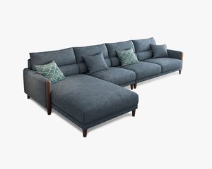 麗塔 L 型布沙發（四色可選）｜方願