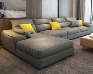 葛瑞絲L型布沙發｜獨立筒坐墊 × 可變換左右設計 × 方願平價首選