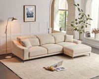 卡芮兒L型貓抓布沙發｜耐磨防潑水 × 可調式頭靠 × 可拆洗布套 – 擇木深耕