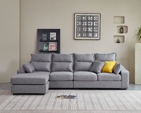 葛瑞絲L型布沙發|獨立筒坐墊 × 可變換左右設計 × 方願平價首選