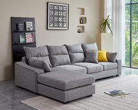 葛瑞絲L型布沙發|獨立筒坐墊 × 可變換左右設計 × 方願平價首選