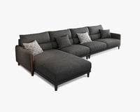 麗塔 L 型布沙發(四色可選)|方願