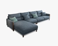 麗塔 L 型布沙發(四色可選)|方願