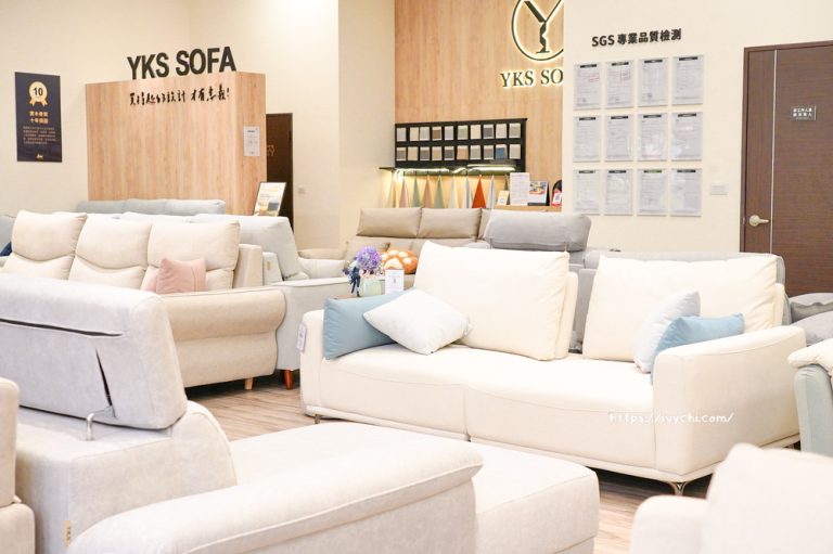 喬治亞三人座貓抓布沙發｜台中門市展示