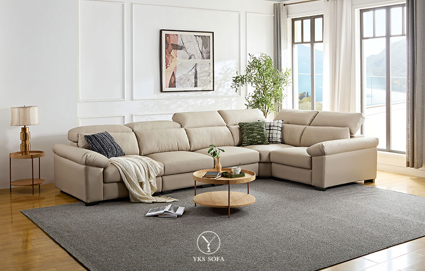 大坪數 L 型沙發推薦，喬納森 365x215cm 轉角大 L 型