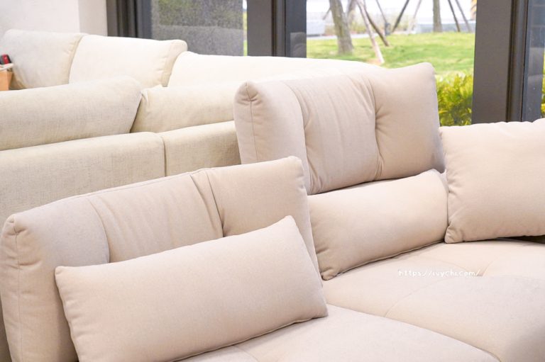 達芙妮L型貓抓布沙發｜高低背可調節