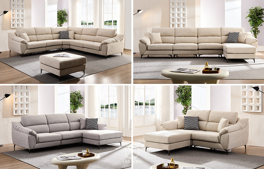 L 型沙發客製化推薦，雷克雅可選轉角、貴妃或活動腳椅