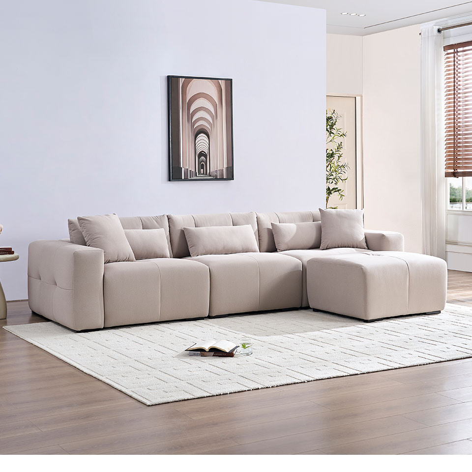 斜紋布面質感細緻，親膚柔軟，現代家庭與孩寵家庭適用