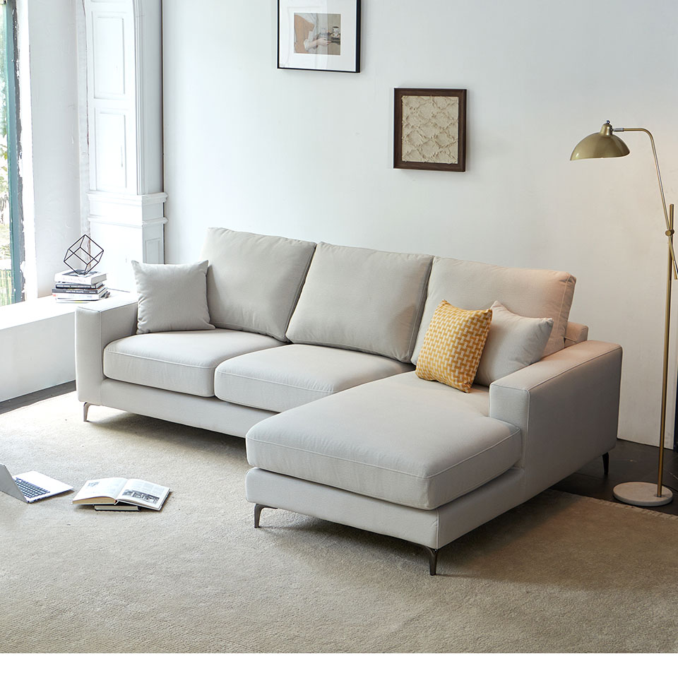 喬安娜L型貓抓布沙發-右型