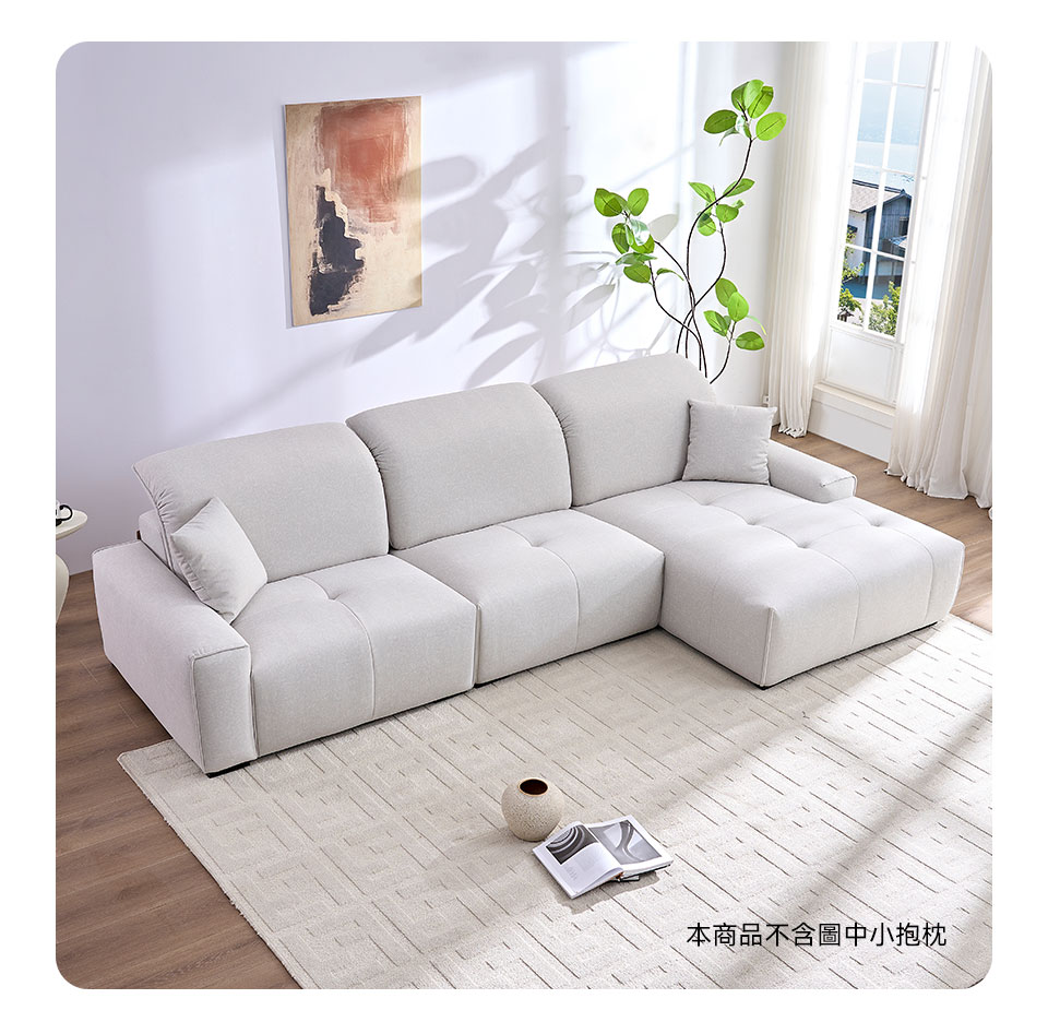 波比貓抓布組合沙發｜模組沙發靈活多變，可自由組合，打造理想居家空間