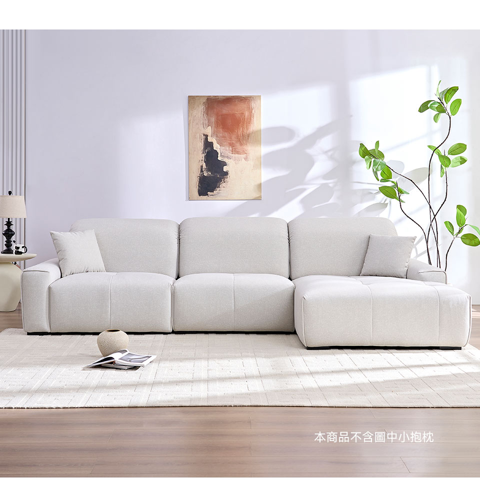 波比貓抓布組合沙發｜耐磨抗污防潑水，適合有小孩及寵物的家庭 客廳佈置