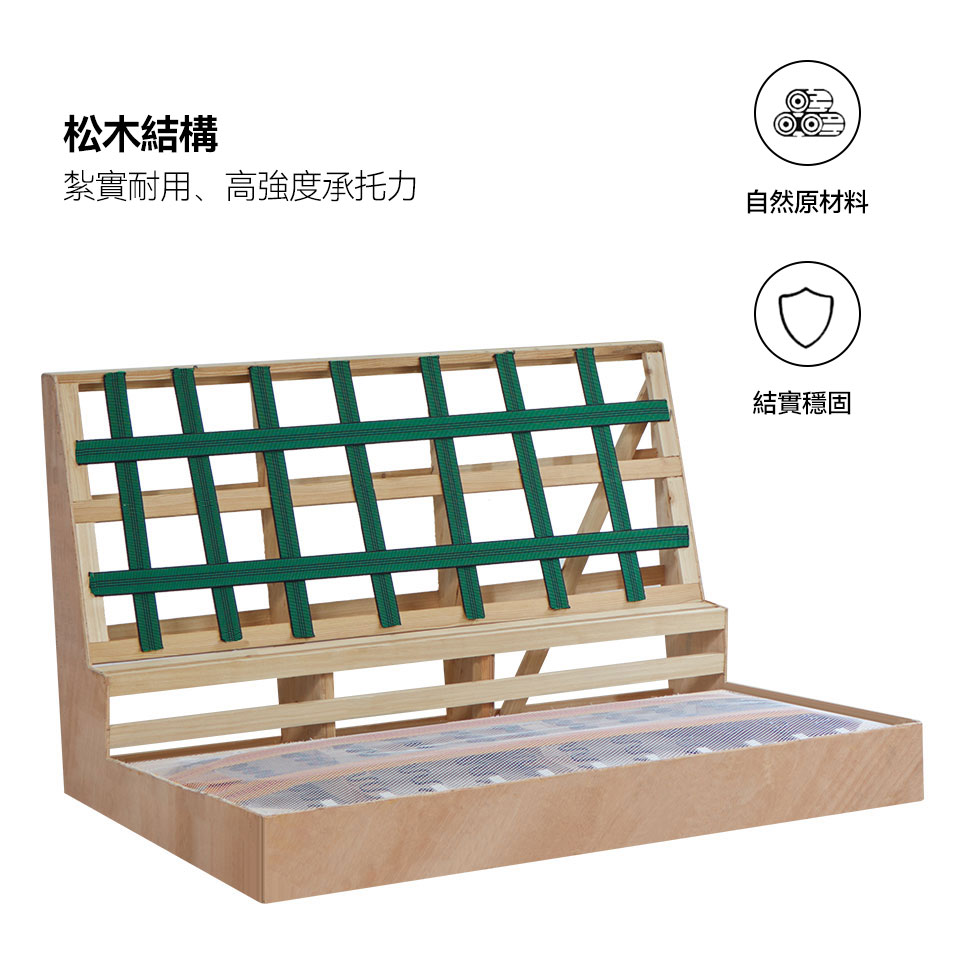 卡芮兒L型貓抓布沙發｜松木結構，高強度承托，紮實耐用