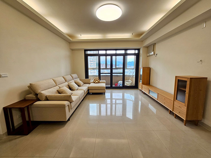 沙發開箱-亞伯特L型貓抓布沙發