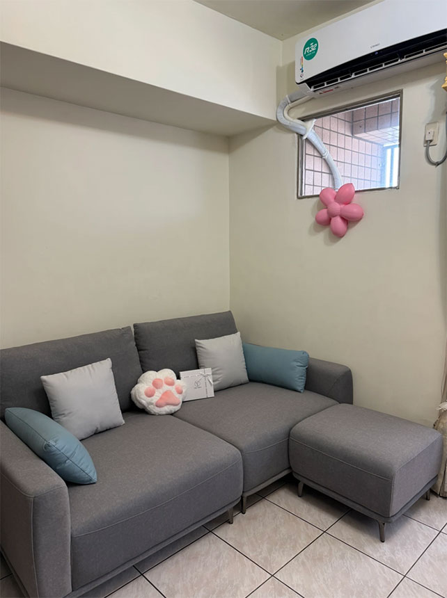 沙發開箱-喬治亞貓抓布沙發(客製)