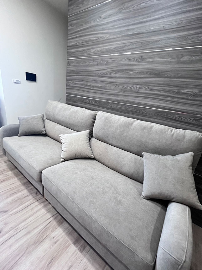 YKS 哈莉特L型貓抓布沙發｜新竹張小姐開箱實拍｜擇木深耕系列熱銷款