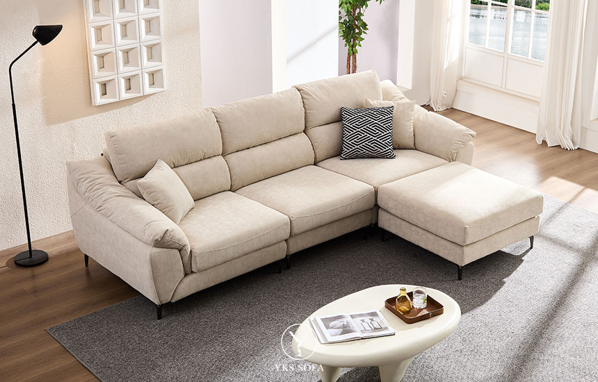 擇木深耕∣雷克雅貓抓布模組沙發側面照