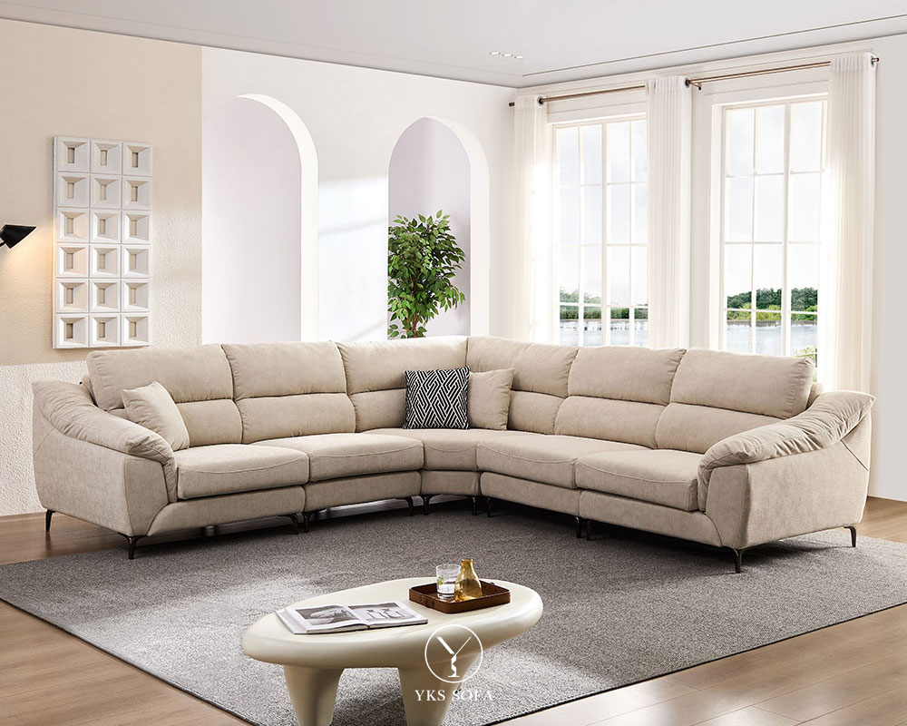 2026 年沙發推薦 TOP3｜雷克雅 貓抓布組合沙發，外型俐落、模組配置好搭