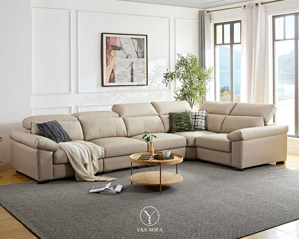 2026 年沙發推薦 TOP4｜喬納森 L 型皮沙發，氣派大客廳主沙發首選