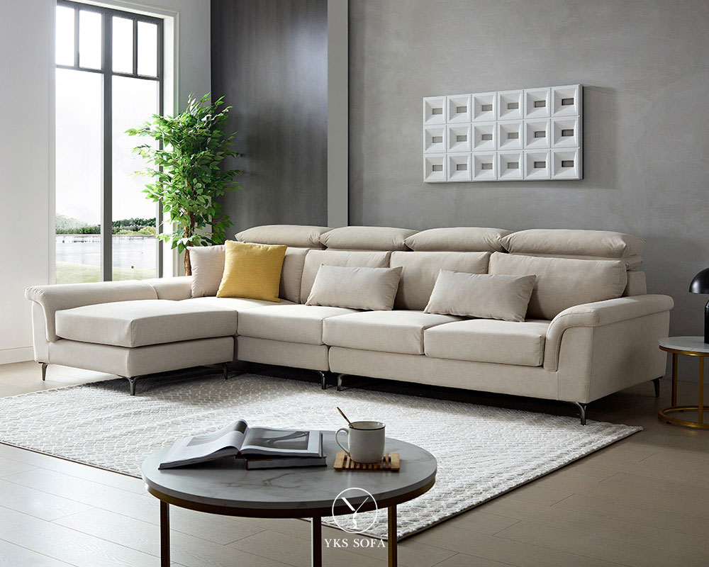 2026 年沙發推薦 TOP6｜亞伯特 L 型貓抓布沙發，中小客廳也能享受 L 型放鬆感