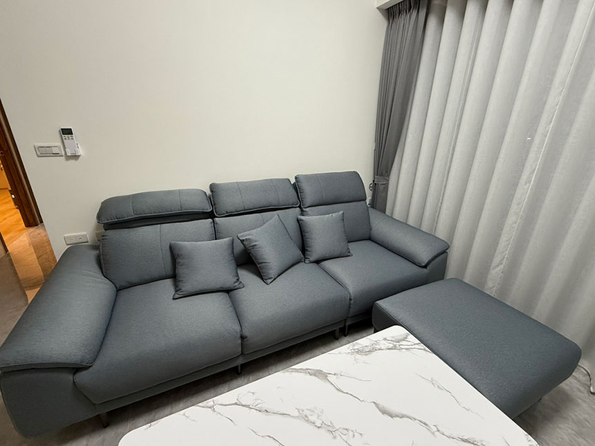 YKS 泰森L型涼感布沙發｜彰化和美開箱實拍沙發側面｜擇木深耕系列熱銷款