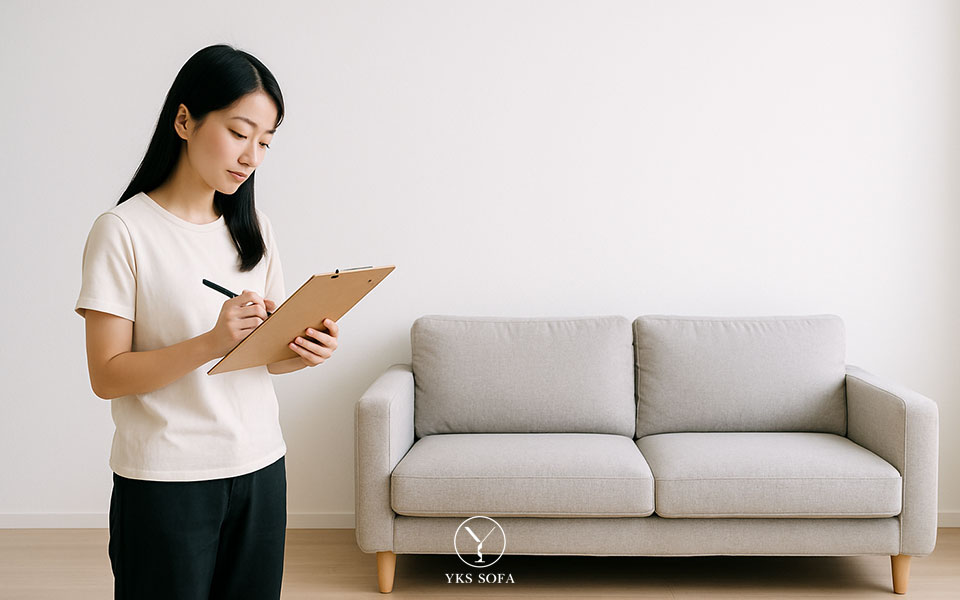 2026 沙發選購檢查清單示意圖
